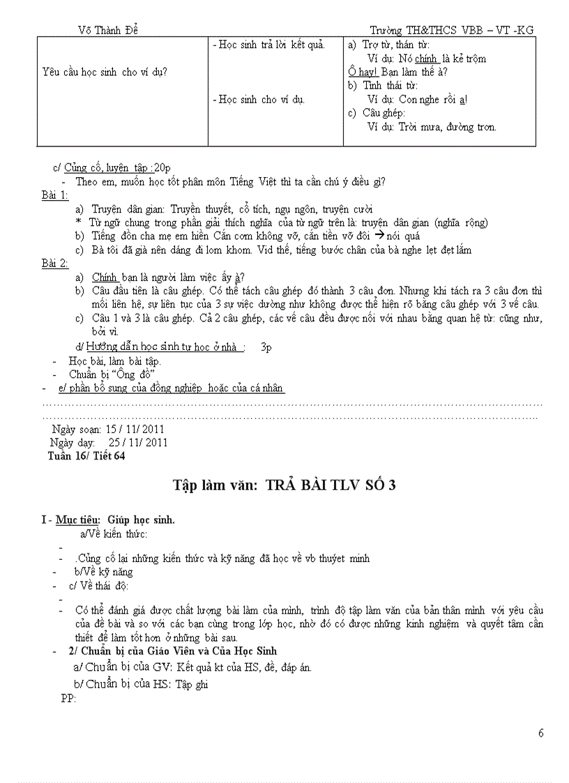 image for page Văn 8 Tuần 16 CKTKN