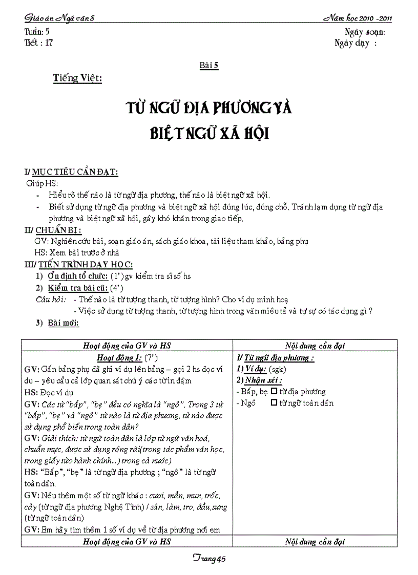 image for page Văn 8 tuần 5