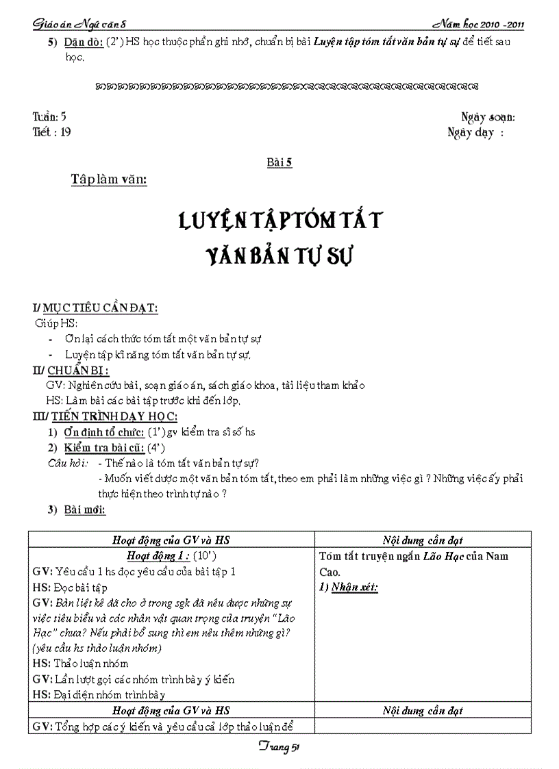 image for page Văn 8 tuần 5