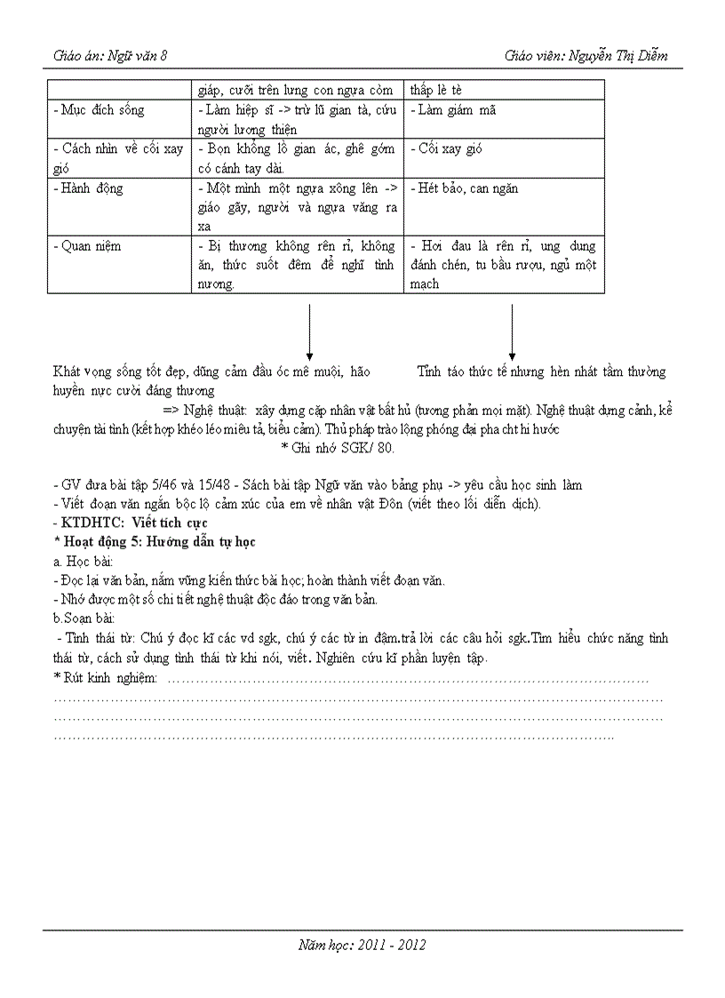 image for page Văn 8 T7 chuẩn kiến thức