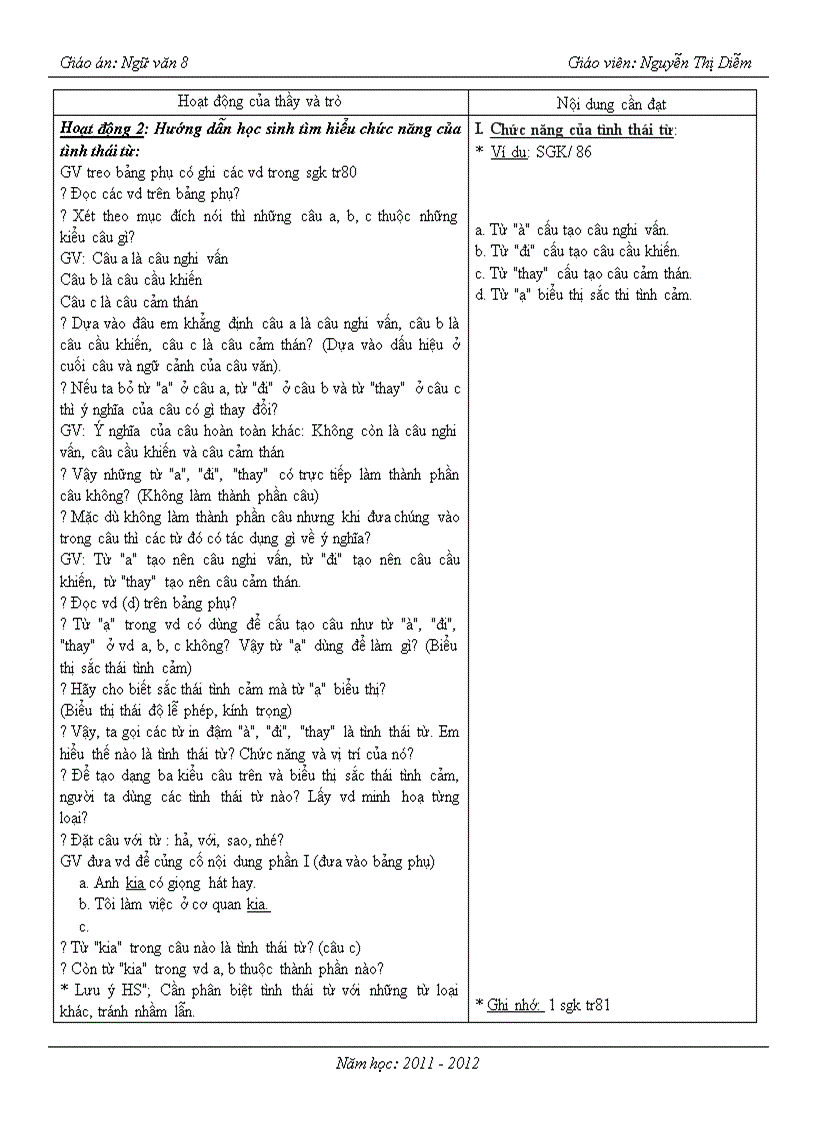 image for page Văn 8 T7 chuẩn kiến thức