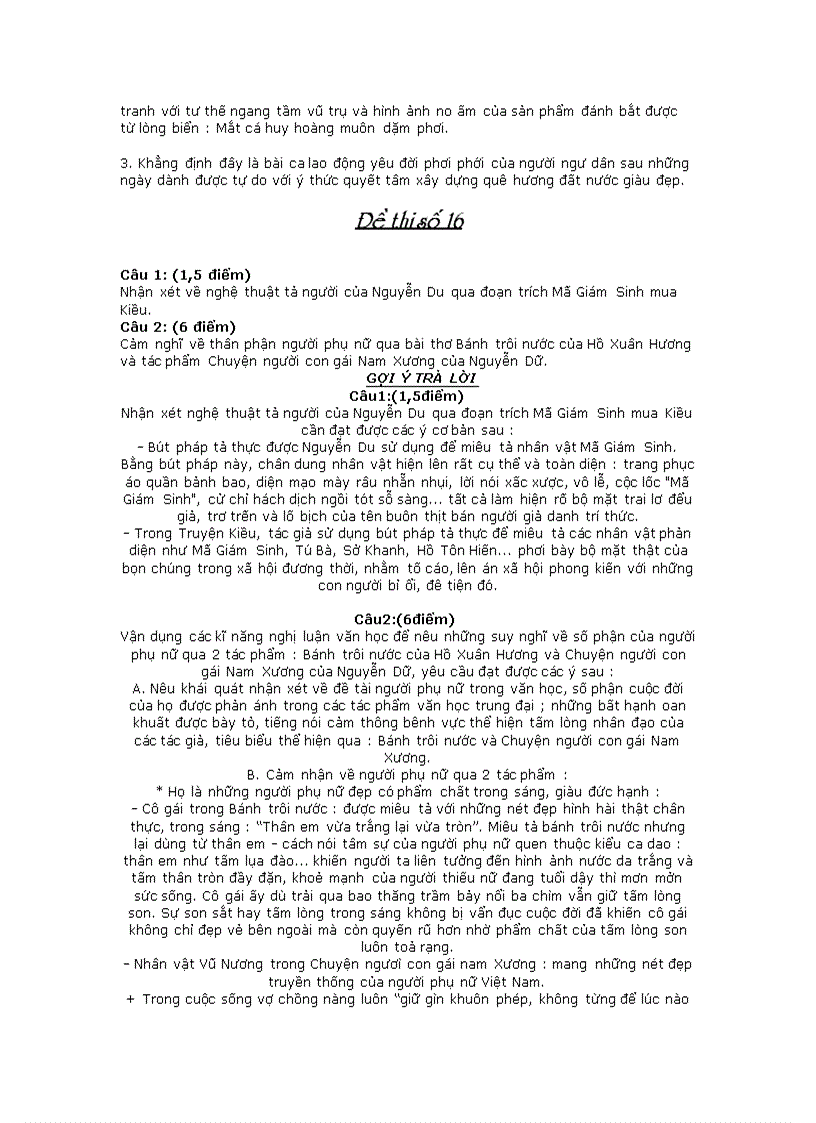 image for page 1 số đề NV9 ôn thi vào 10