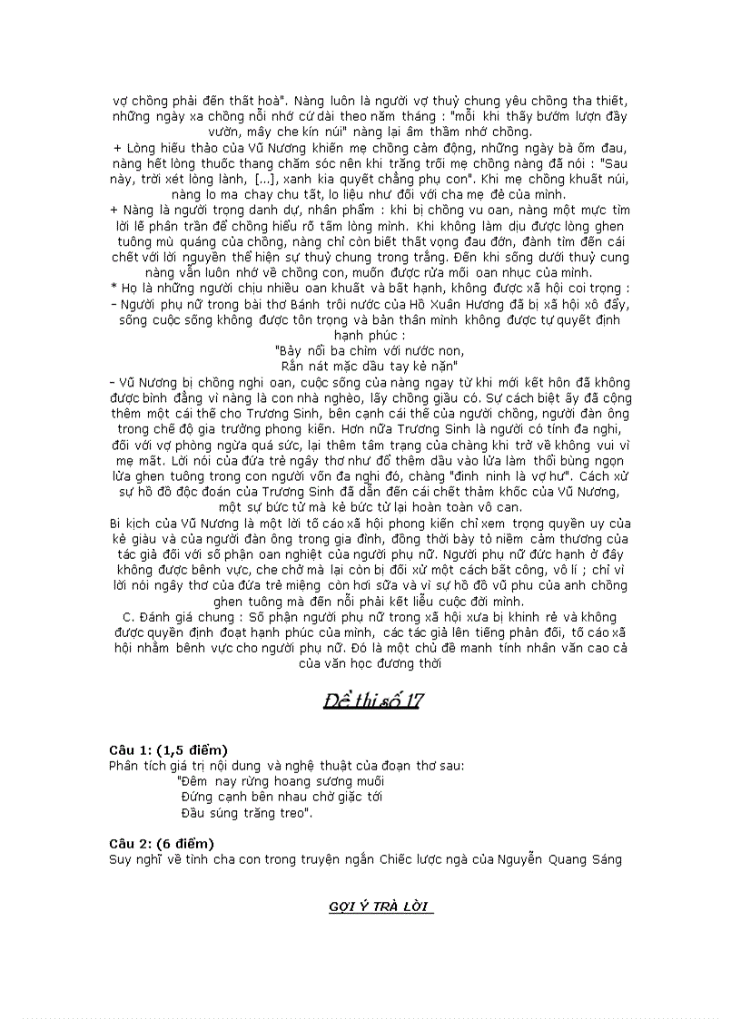 image for page 1 số đề NV9 ôn thi vào 10