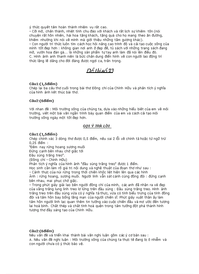 image for page 1 số đề NV9 ôn thi vào 10