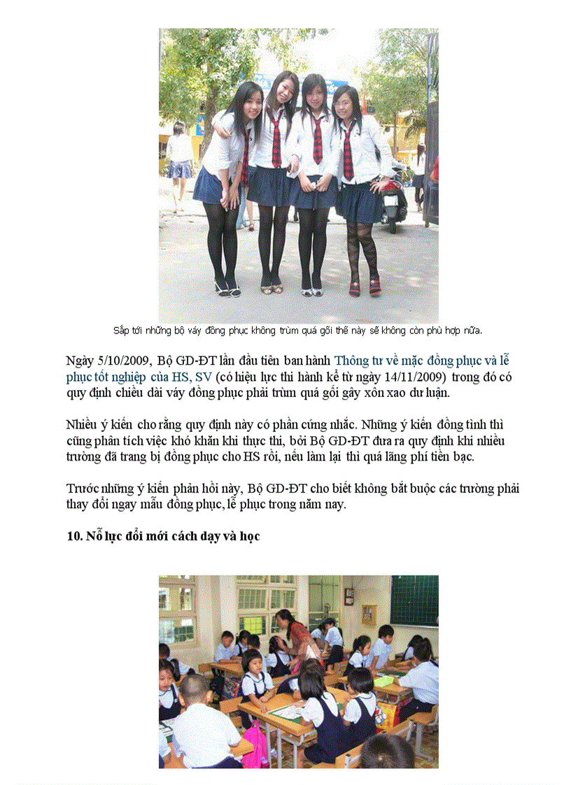 image for page 10 sự kiện giáo duc nổi bật năm 2009