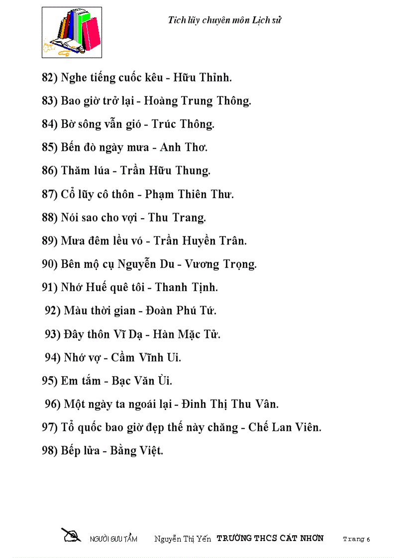 image for page 100 bai tho hay nhat the ky xx vn