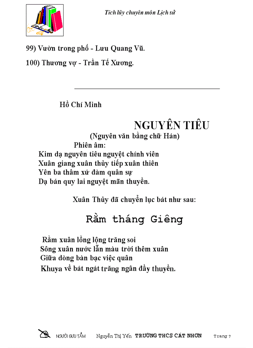 image for page 100 bai tho hay nhat the ky xx vn