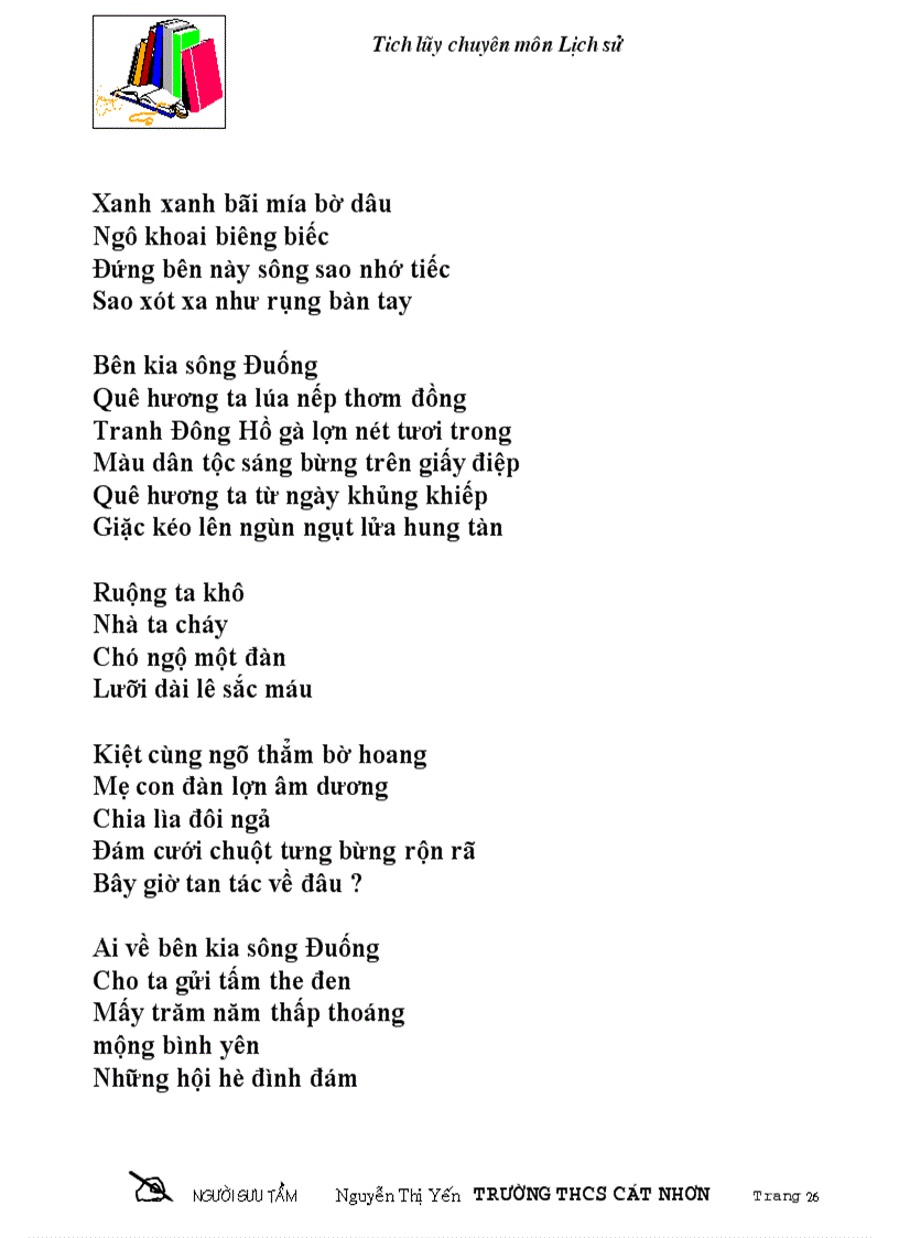 image for page 100 bai tho hay nhat the ky xx vn