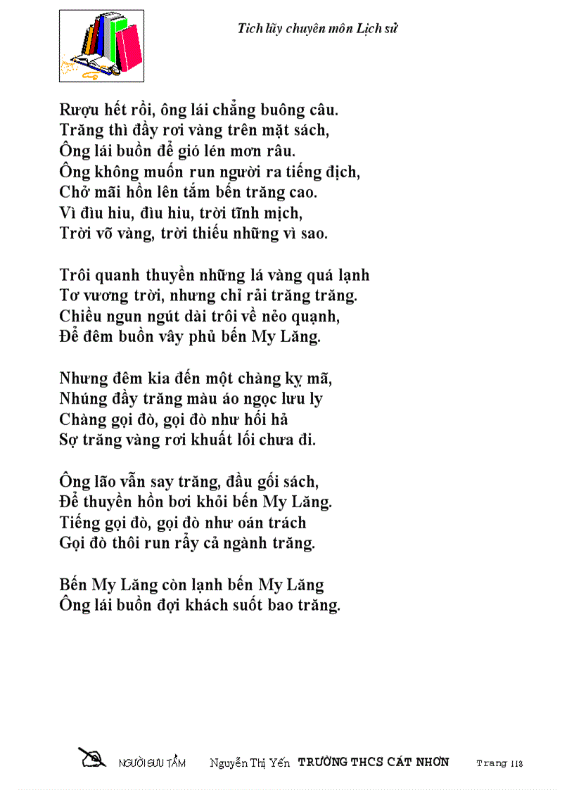 image for page 100 bai tho hay nhat the ky xx vn