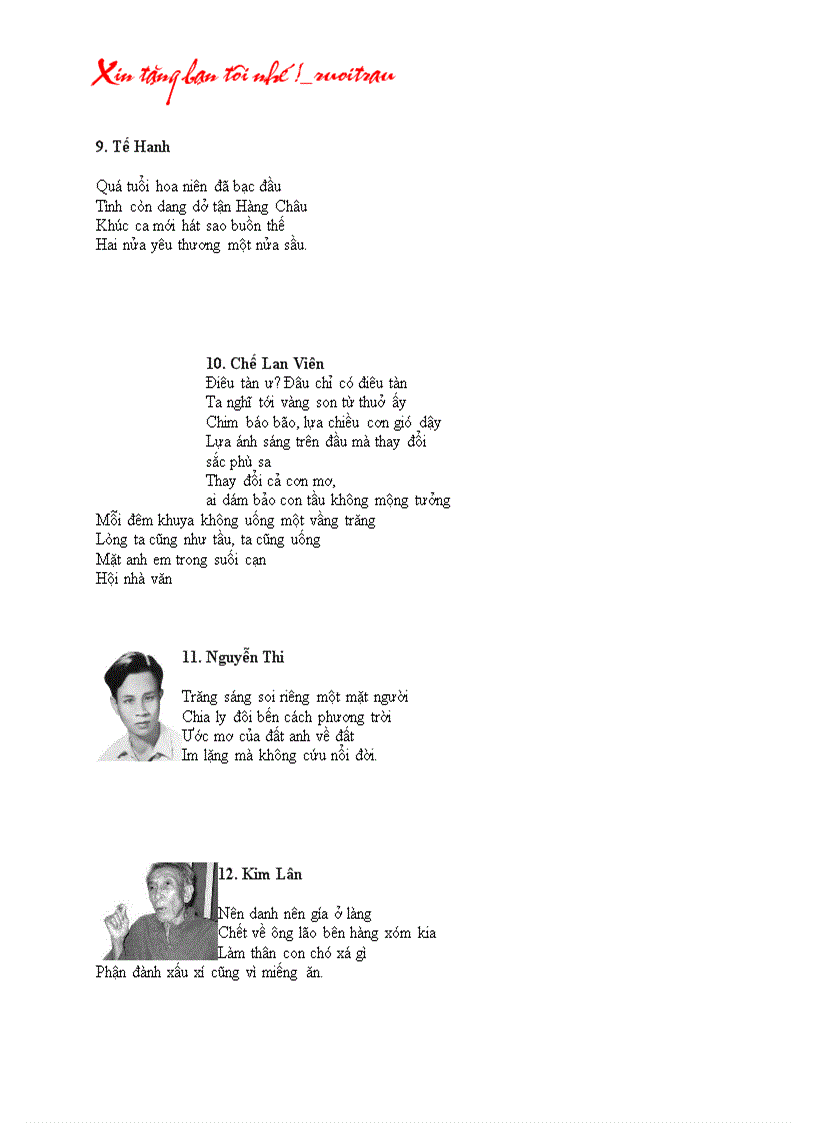 image for page 100 chân dung nhà thơ văn vn