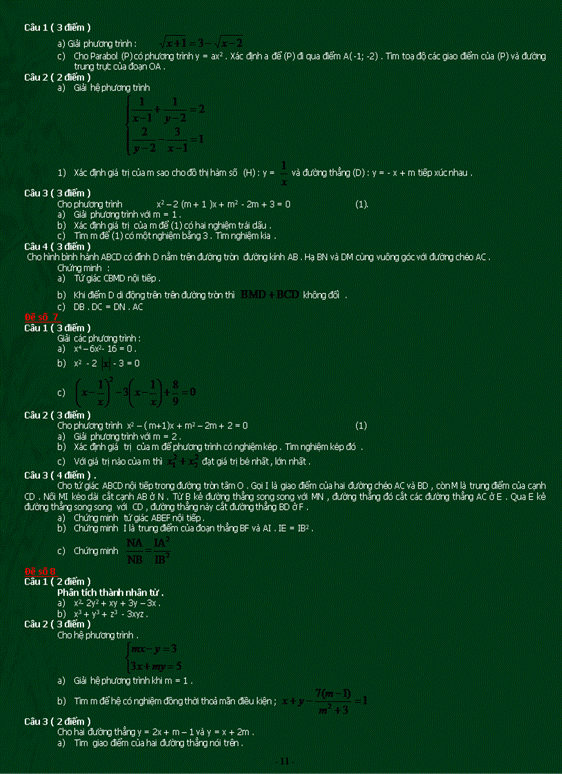 image for page 100 đề ôn lên lớp 10 môn toán chuyên