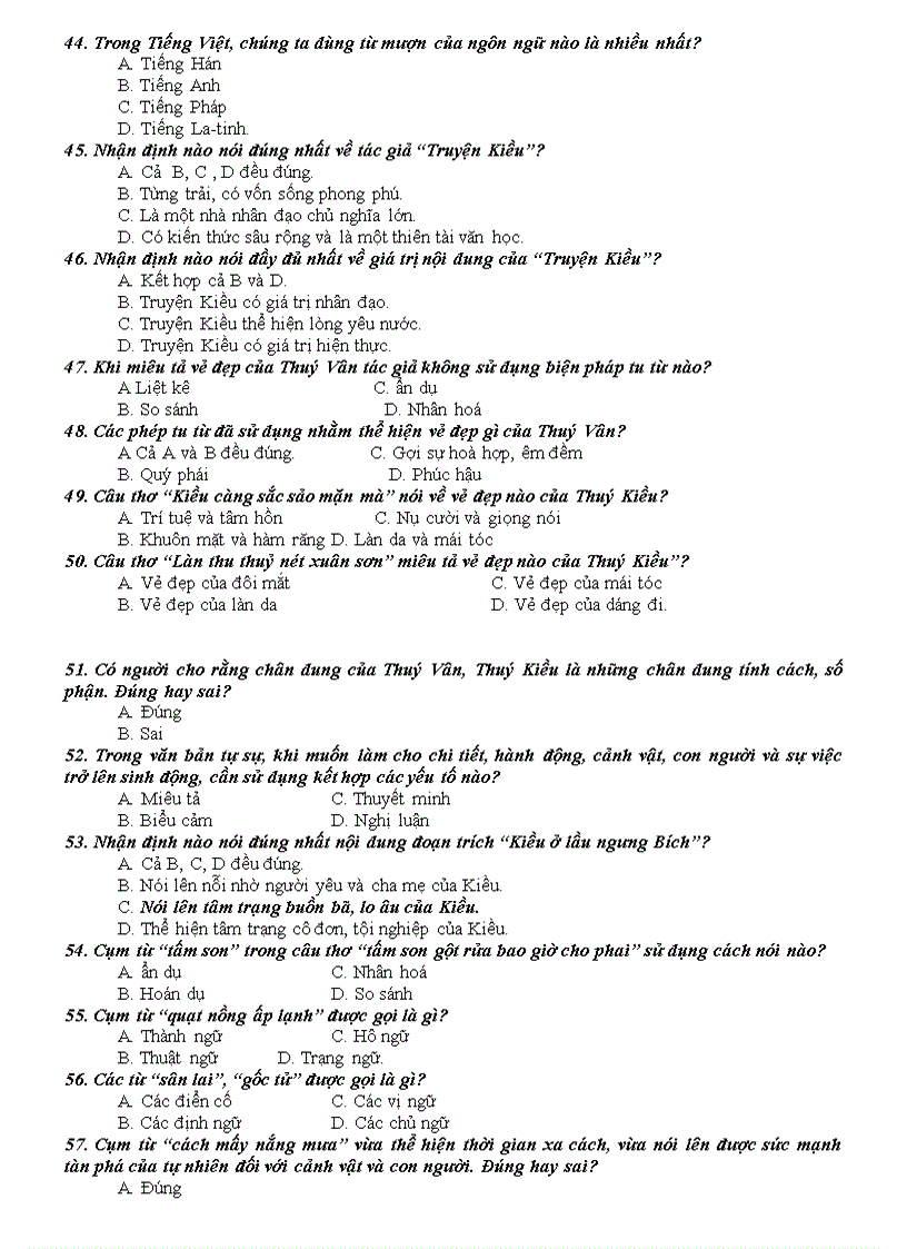 image for page 100câu tn