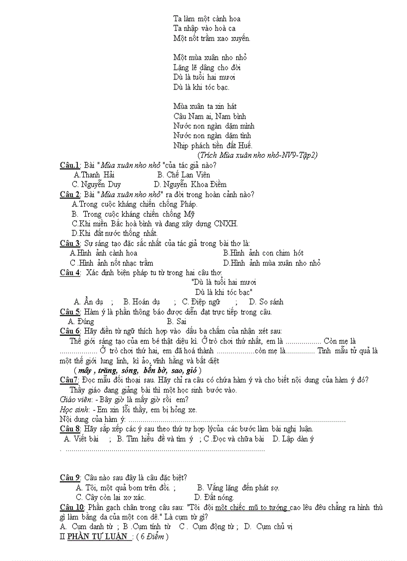 image for page 16 bo de thi HK2 NV9 co dap an