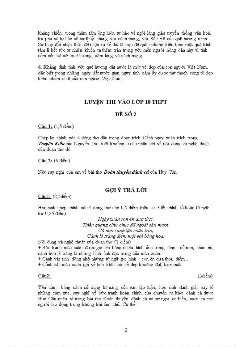 image for page 17 đề đáp án Văn 9 Luyện thi vào THPT