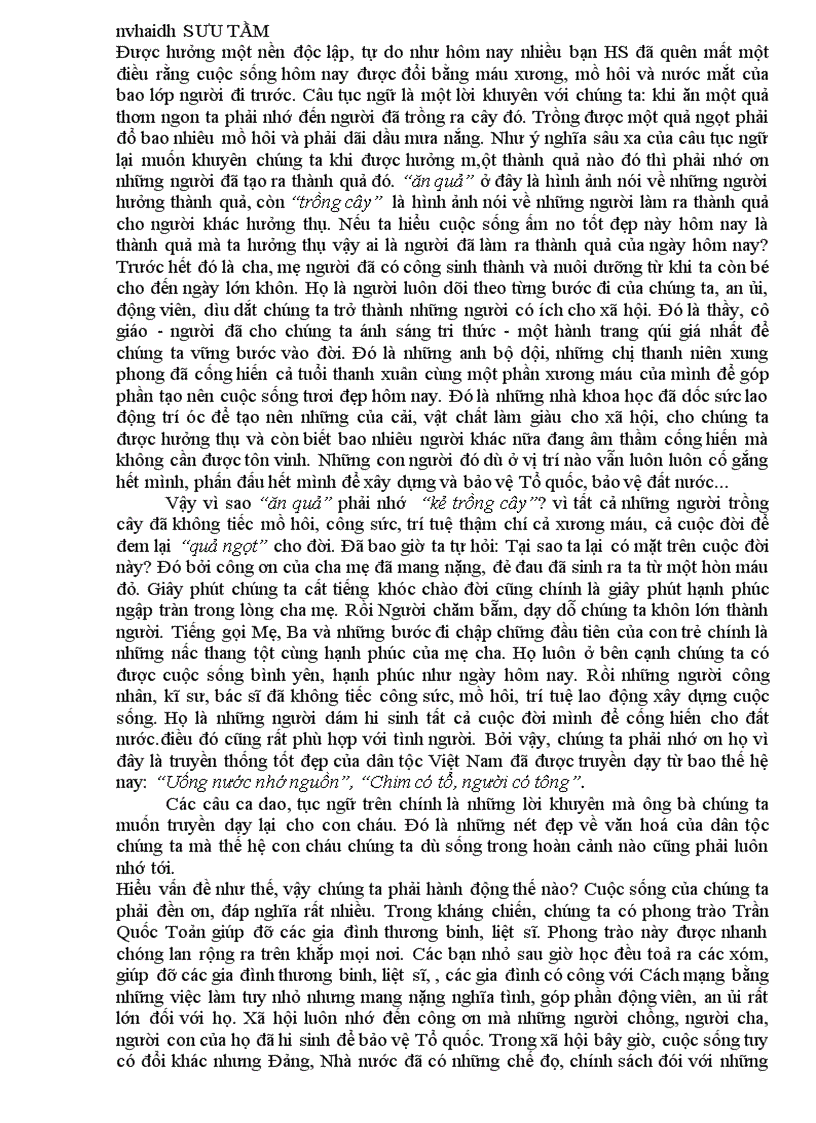 image for page 20 Bài Văn mẫu lớp 9 hay