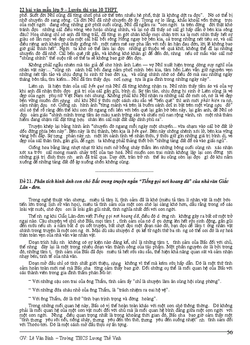 image for page 22 bài văn nghị luận lớp 9