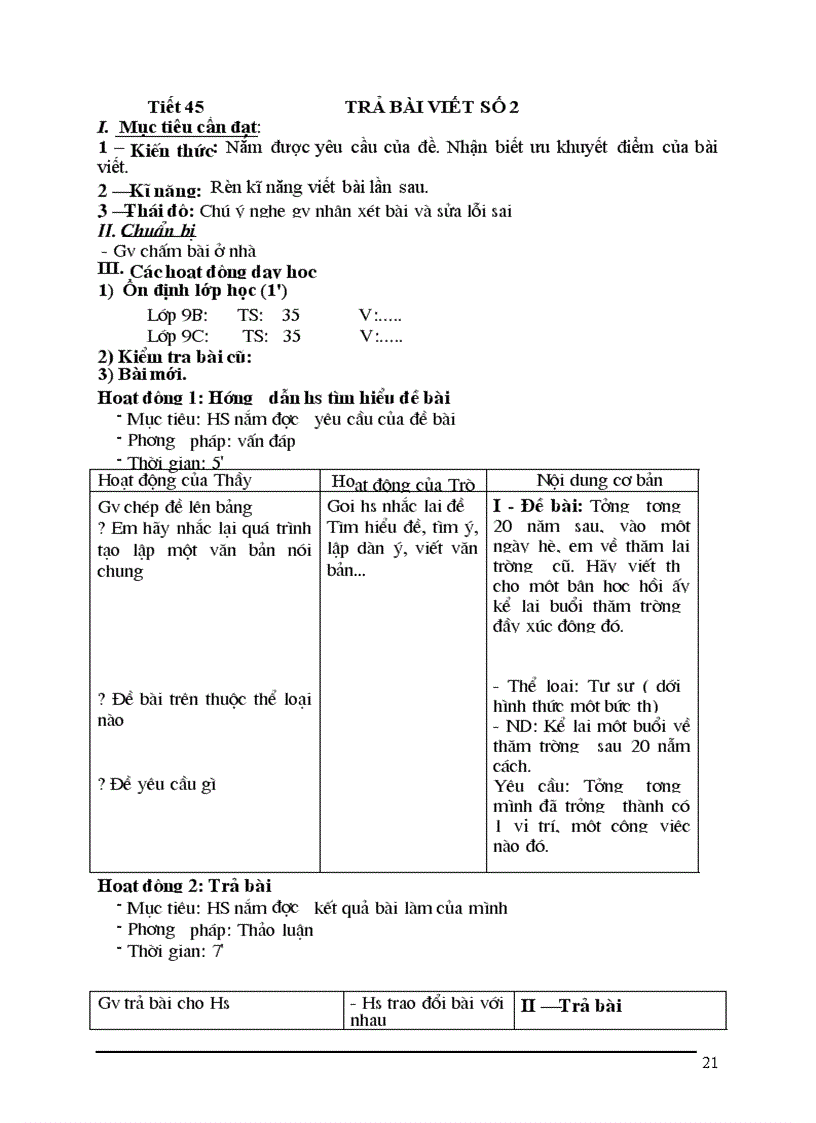 image for page Bài 7 ngữ văn 9