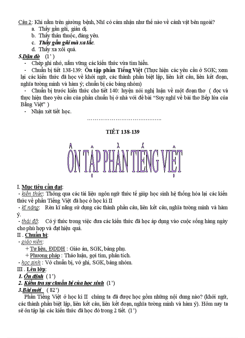 image for page Bài giảng ngữ văn 9 tuần 29