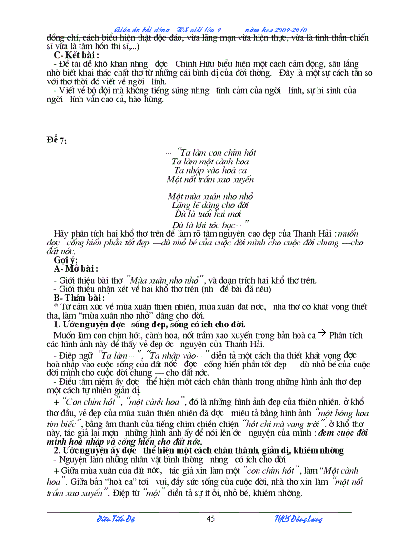 image for page Bai soan BD HS gioi van 9