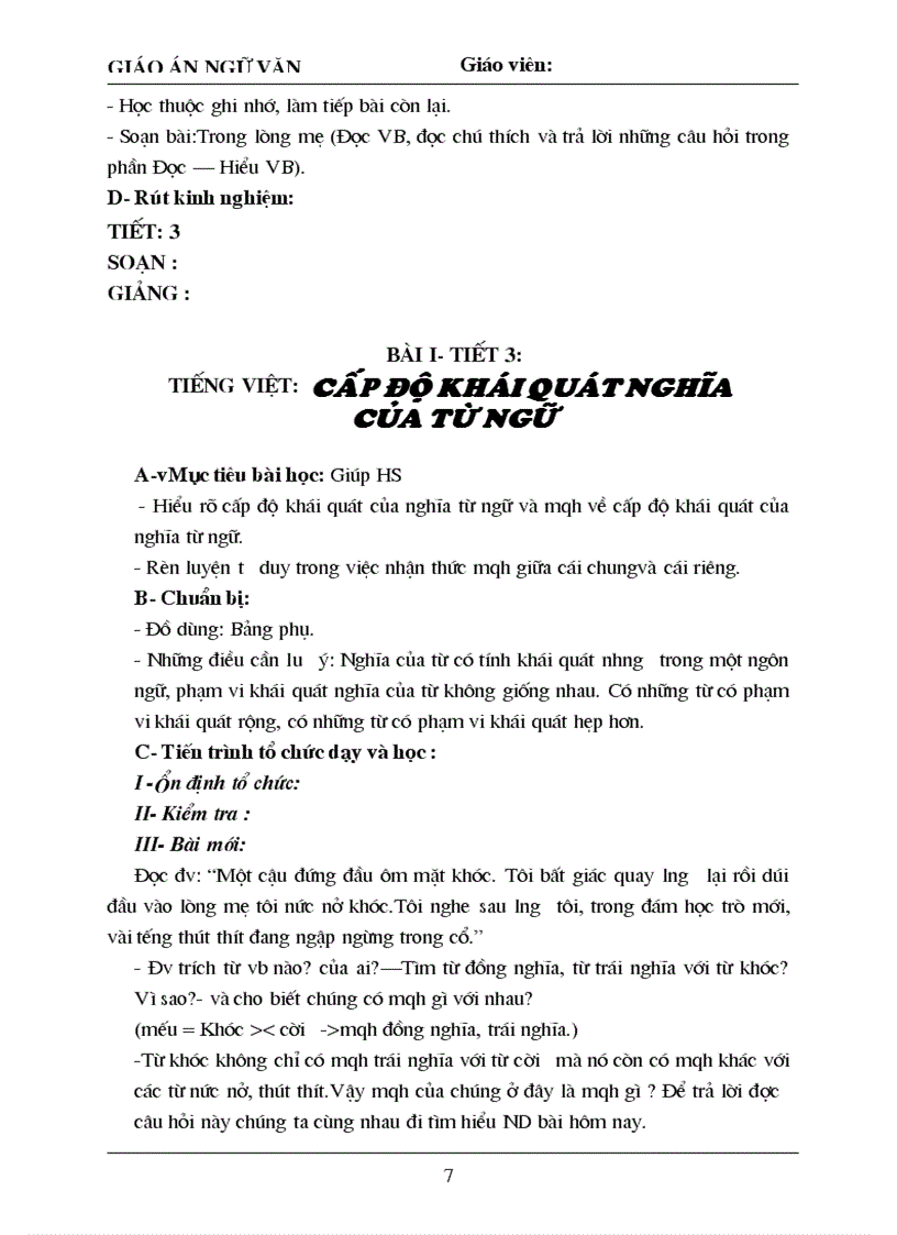 image for page Bài soạn văn 8 tam