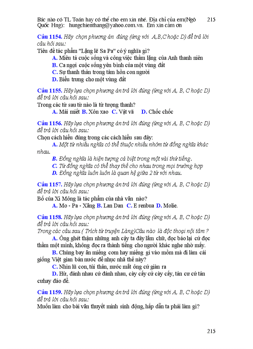 image for page Bài tập Ngữ văn 9