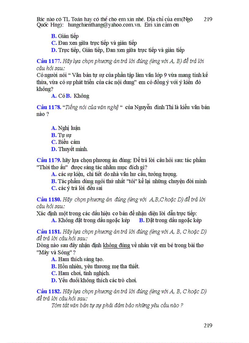 image for page Bài tập Ngữ văn 9