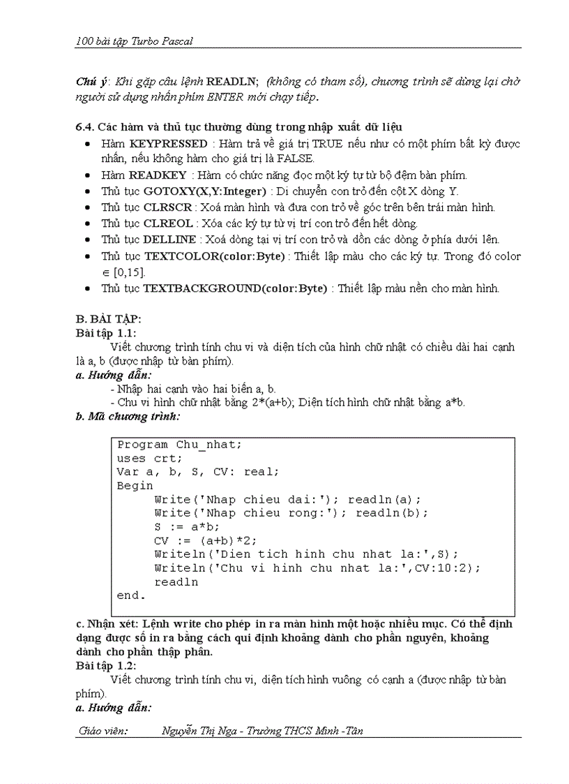 image for page Bai tập Pascal