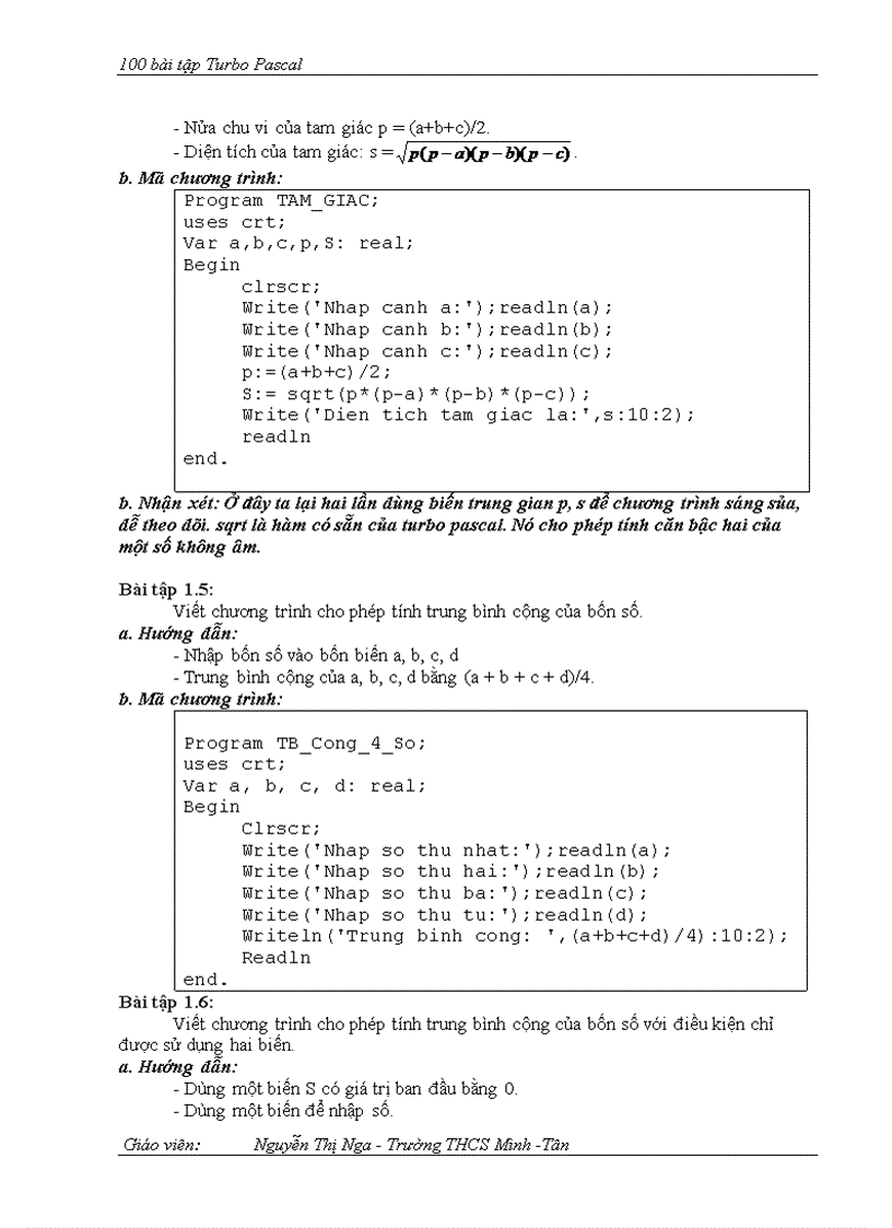 image for page Bai tập Pascal