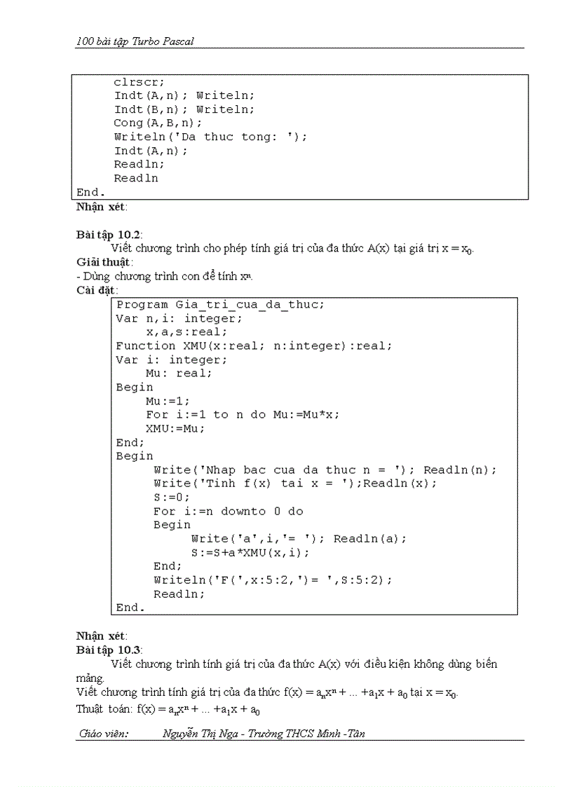 image for page Bai tập Pascal