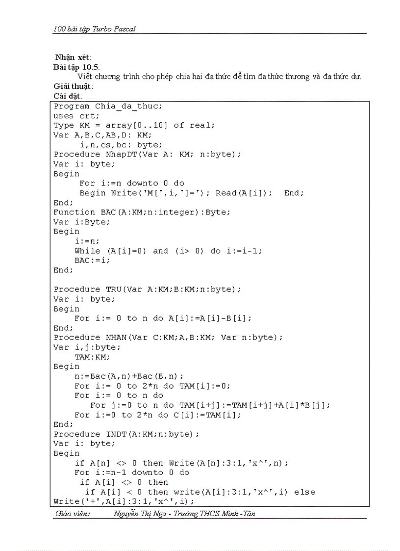 image for page Bai tập Pascal