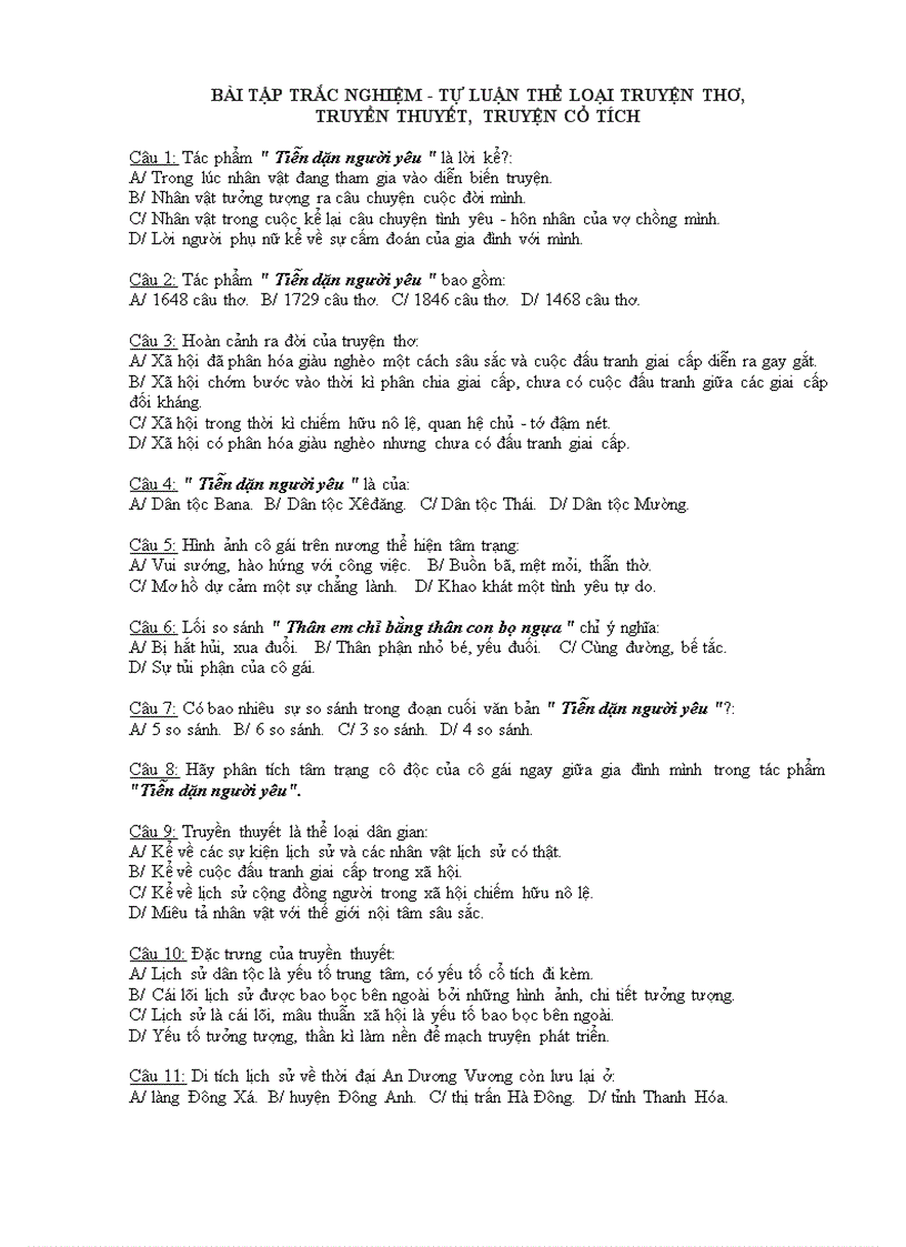 image for page Bài tập trắc nghiệm tự luận 10