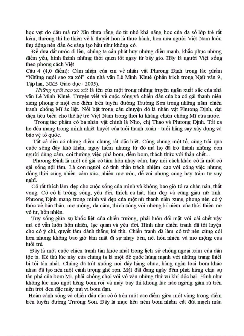 image for page Bài thi đạt 9 25 điểm