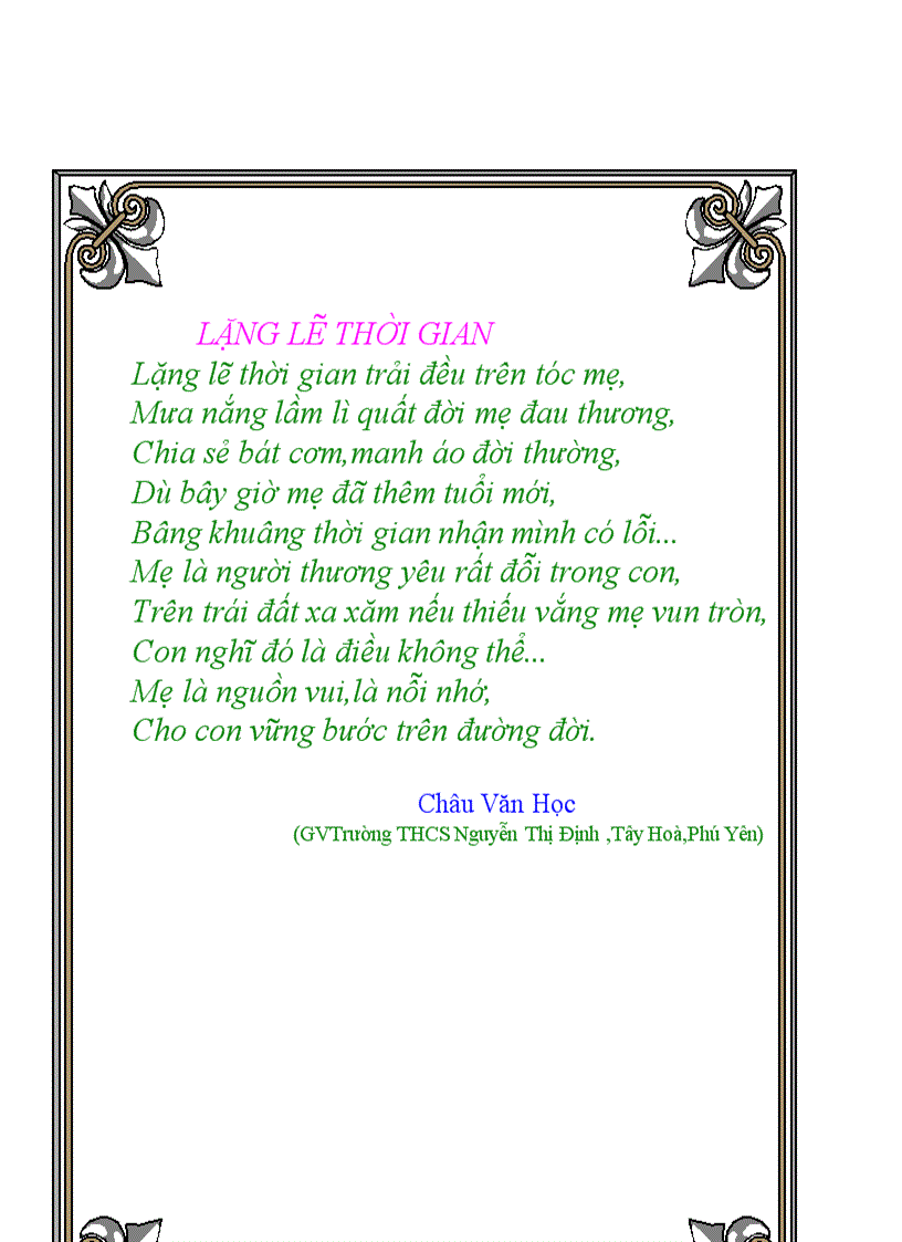 image for page Bài thơ khoảng trời yêu dấu