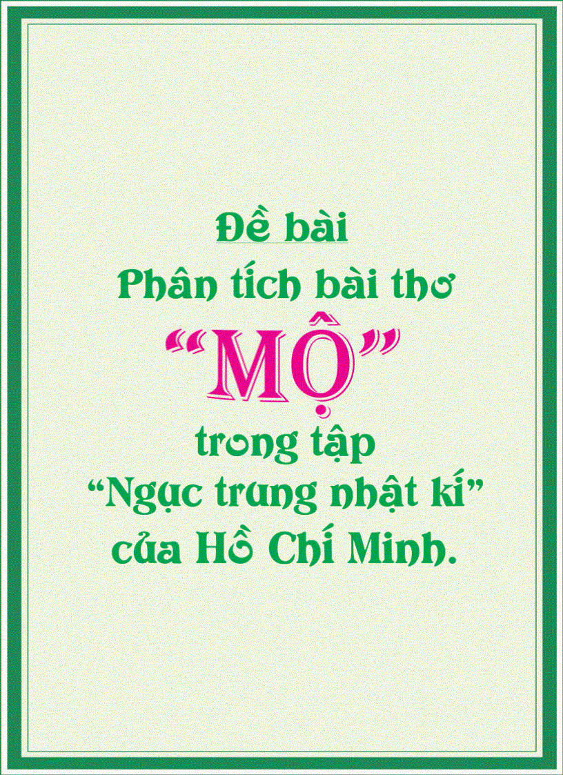 image for page Bài thwo MỘ của Bác