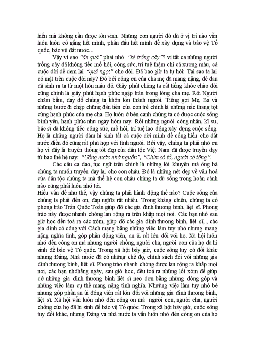 image for page Bai van hay de thi vao lop 10