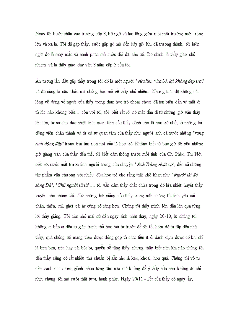 image for page Bài viết dự thi Nét bút tri ân