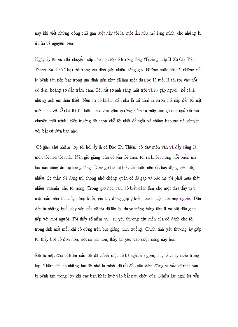 image for page Bài viết dự thi Nét bút tri ân