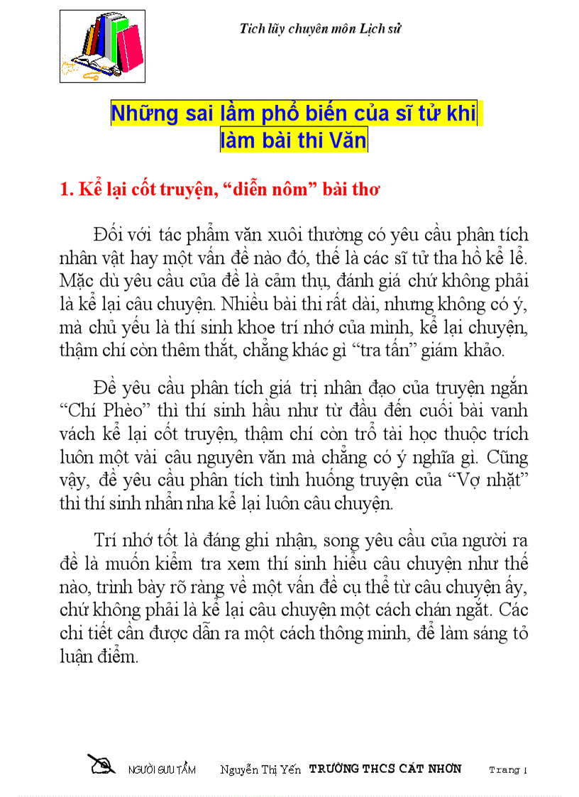 image for page Bí quyết học giỏi môn ngữ văn