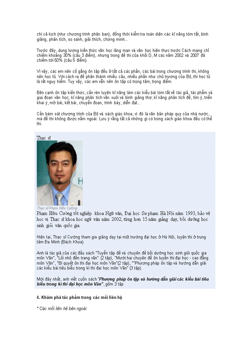 image for page Bí quyết ôn thi môn văn