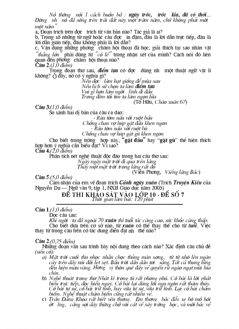 image for page Bộ đề luyện thi ngữ văn 9