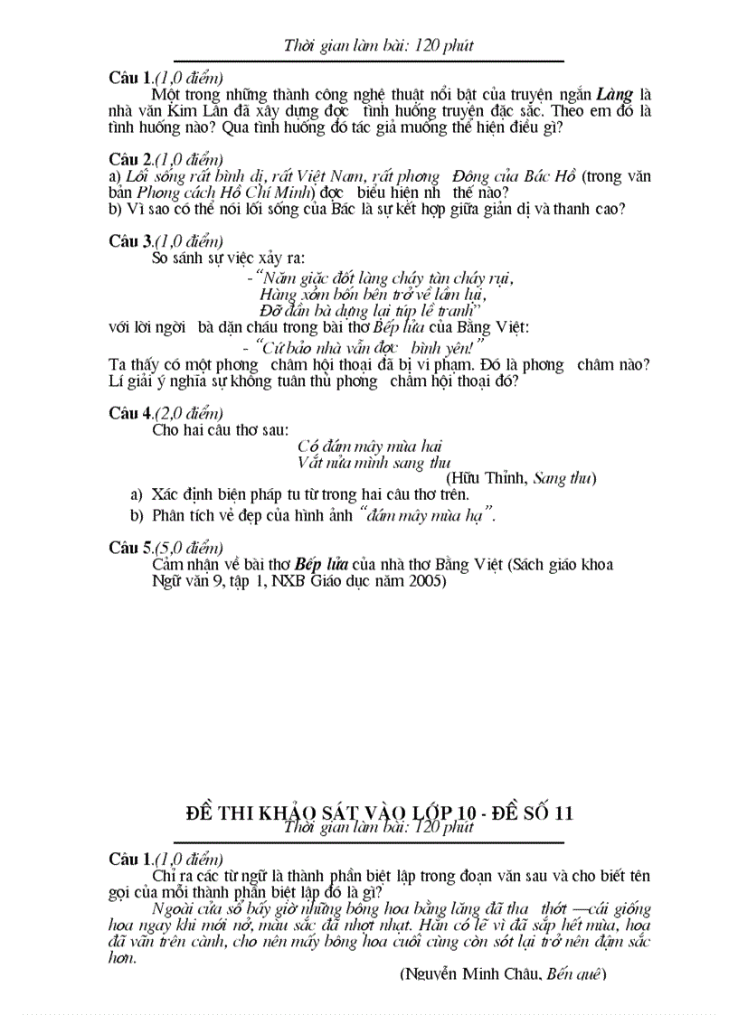 image for page Bộ đề luyện thi ngữ văn 9