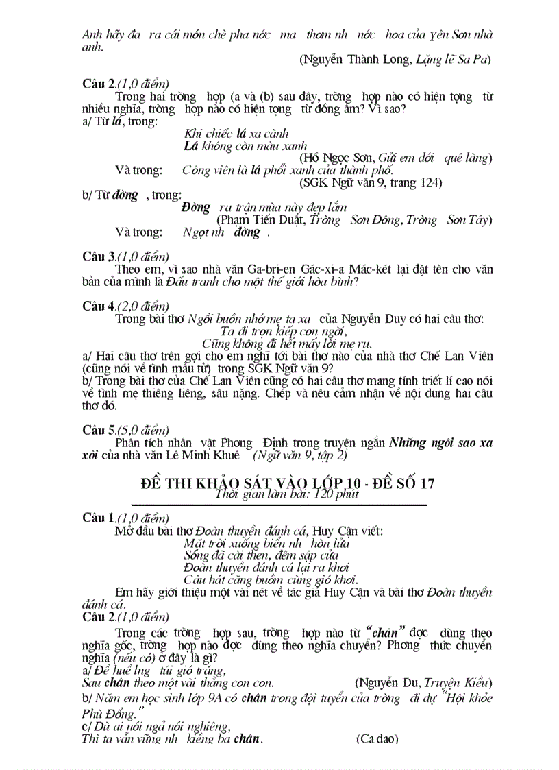 image for page Bộ đề luyện thi ngữ văn 9