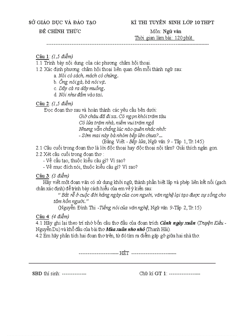 image for page Bo de Van vao lop 10 co DA