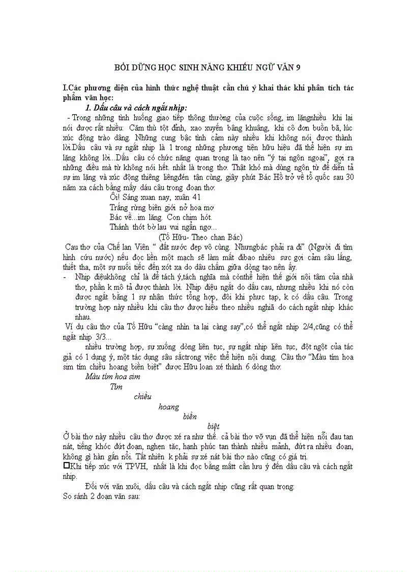 image for page Bồi dưỡng HS giỏi Ngữ Văn 9 p1