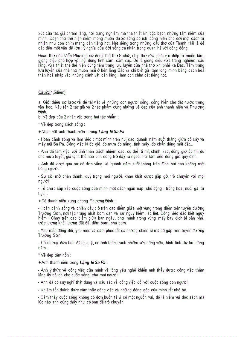 image for page Cac cach mo bai TLV hay nhat va 16 de on thi van 9