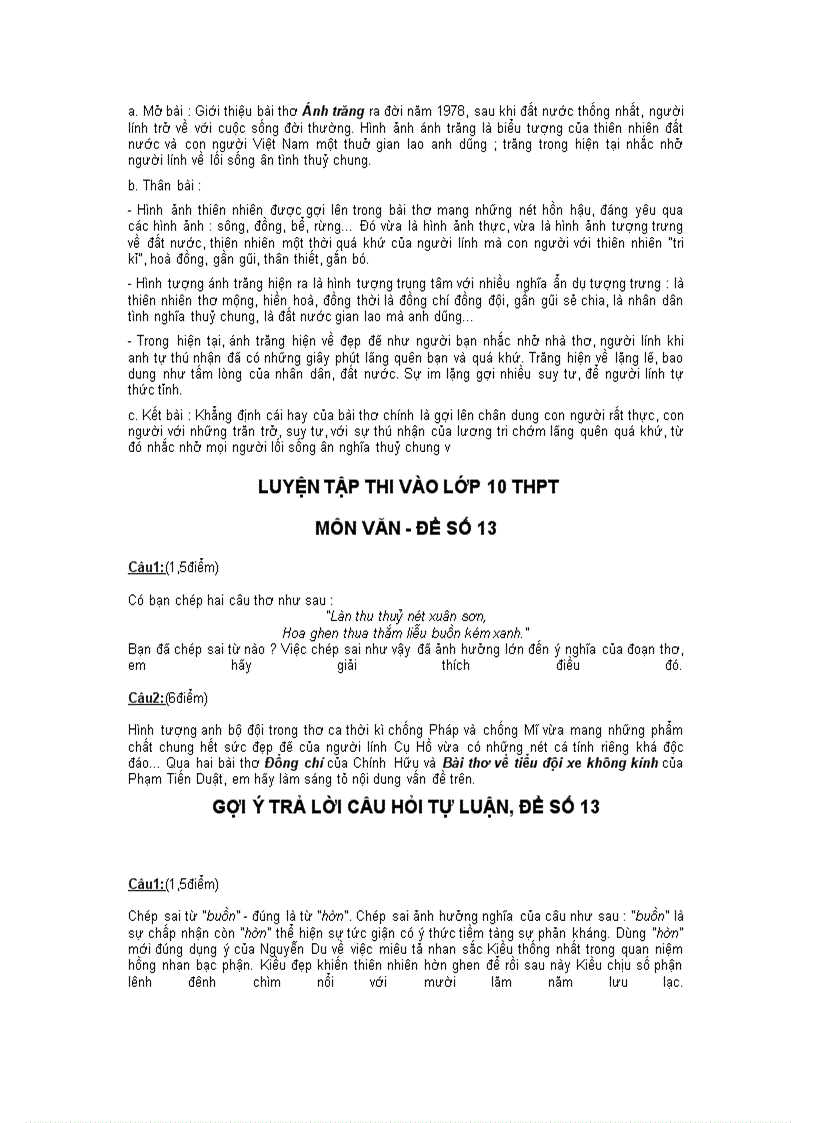 image for page Cac cach mo bai TLV hay nhat va 16 de on thi van 9