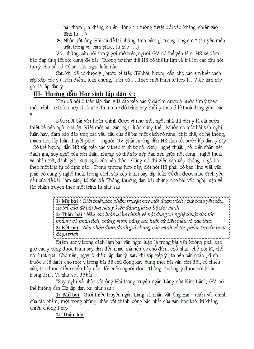 image for page Cách làm bài nghị luận tác phẩm truyện