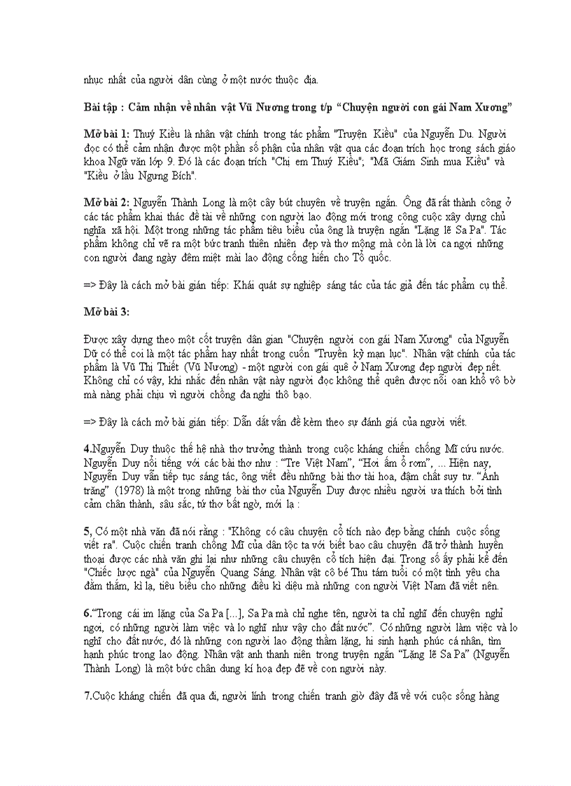 image for page Cách viết mở bài một bài văn nghị luận