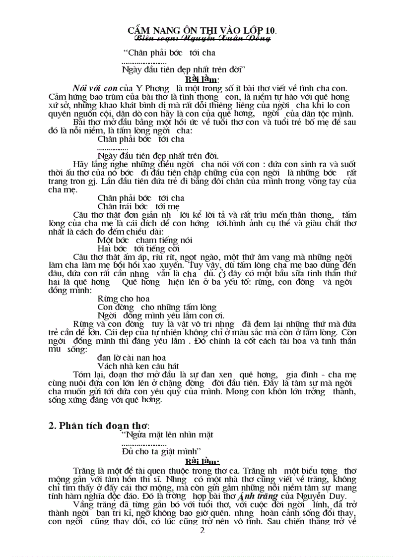 image for page Cẩm nang ôn thi vào lớp 10 Phần 2 35 bài văn tự luận