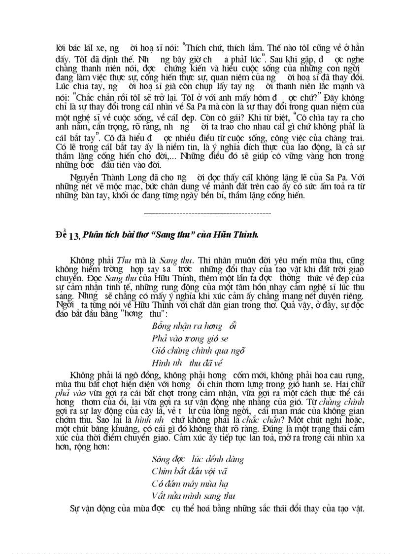 image for page Chọn lọc một số bài văn hay lớp 9